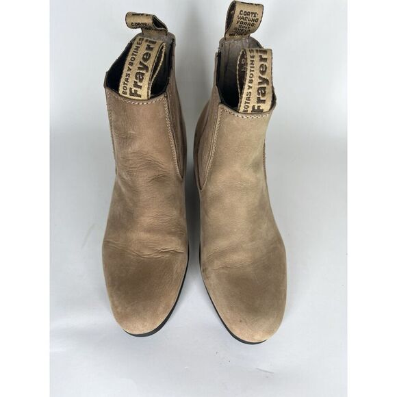Frayeri Booties Youth Size 2 Brown Tan Suede - Picture 8 of 16